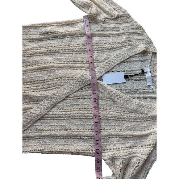 ASTR The Label Cream Knit Wrap V-neck Sweater - Picture 7 of 10